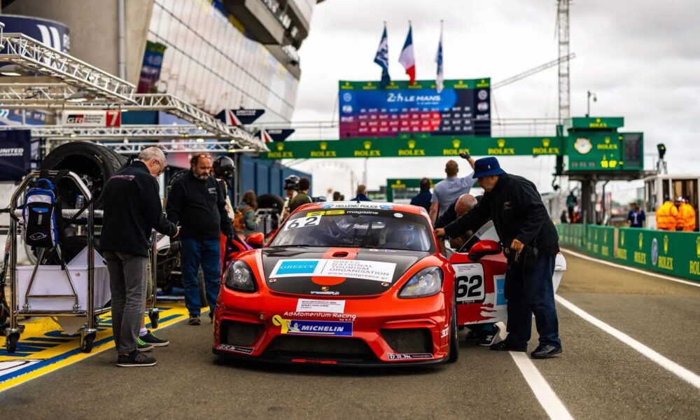 « Notre » Giannis Plagos a été le premier sur le circuit du Mans en France